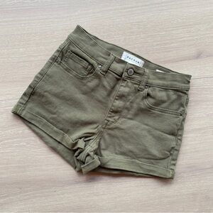Pacsun The Shortie Shorts Size 26 Green Khaki